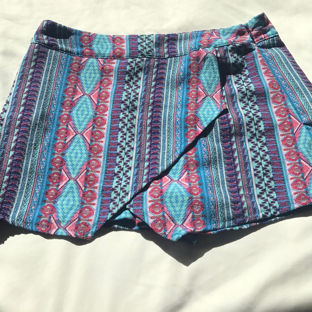 Aztec Print Skort